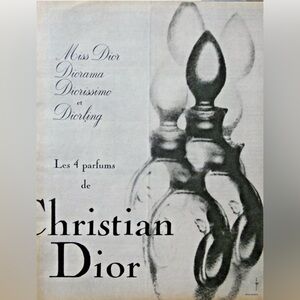 Original 1964 Christian Dior Diorissimo Diorling Diorama Vintage Luxury Press Ad